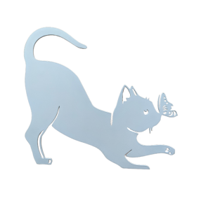 Katinėlis su drugeliu