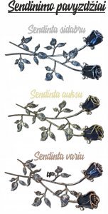 Butelio ir taurių laikiklis - žvakidė