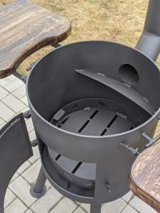 Kazano krosnelė 6,3mm storio 22L puodui