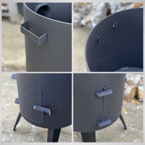 ECO nuo 8L iki 22L 2MM krosnelė su kaminu