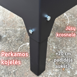 Krosnelė - židinys 8kW su šamotu ir rinkėmis