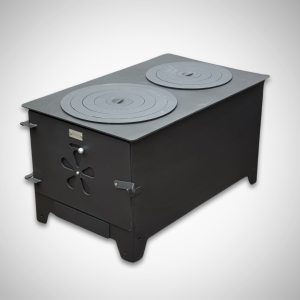 Stove 8 kW with 2 cast-iron rings.