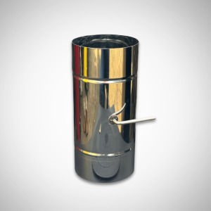 Chimney section with internal damper