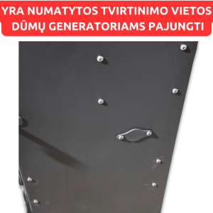 Kompaktiška 70L Rūkykla su ratukais