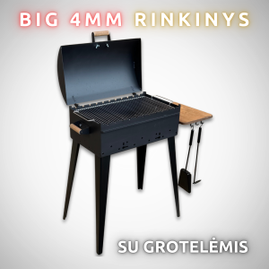 BIG 4MM rinkinys su grotelėmis