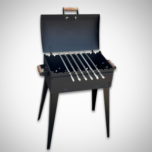 Compact Skewer Grill with Lid