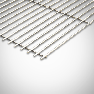 Grotelės rūkyklai 40x40cm nerūdijančio plieno