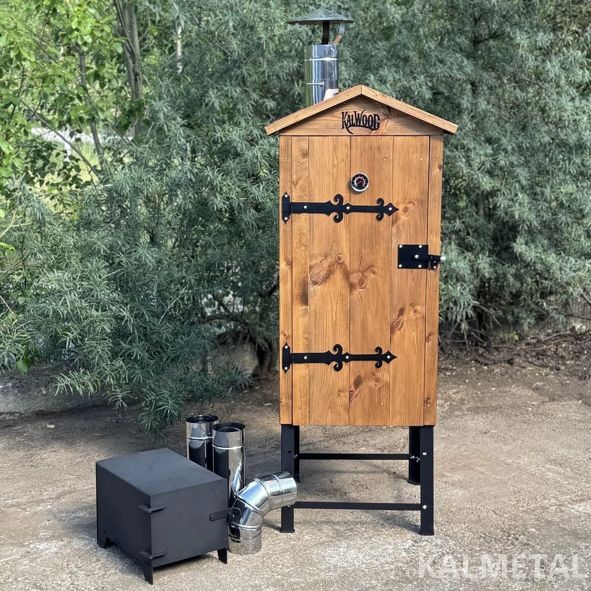 KALWOOD CLASSIC 225L medinė rūkykla - Image 7