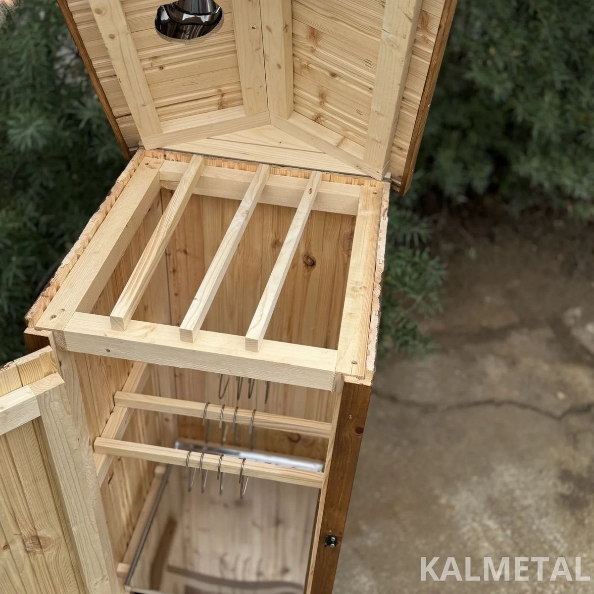 KALWOOD CLASSIC 225L medinė rūkykla - Image 8