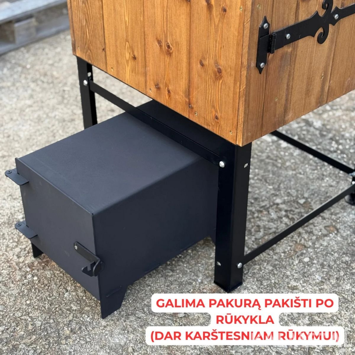 KALWOOD CLASSIC 225L medinė rūkykla - Image 10