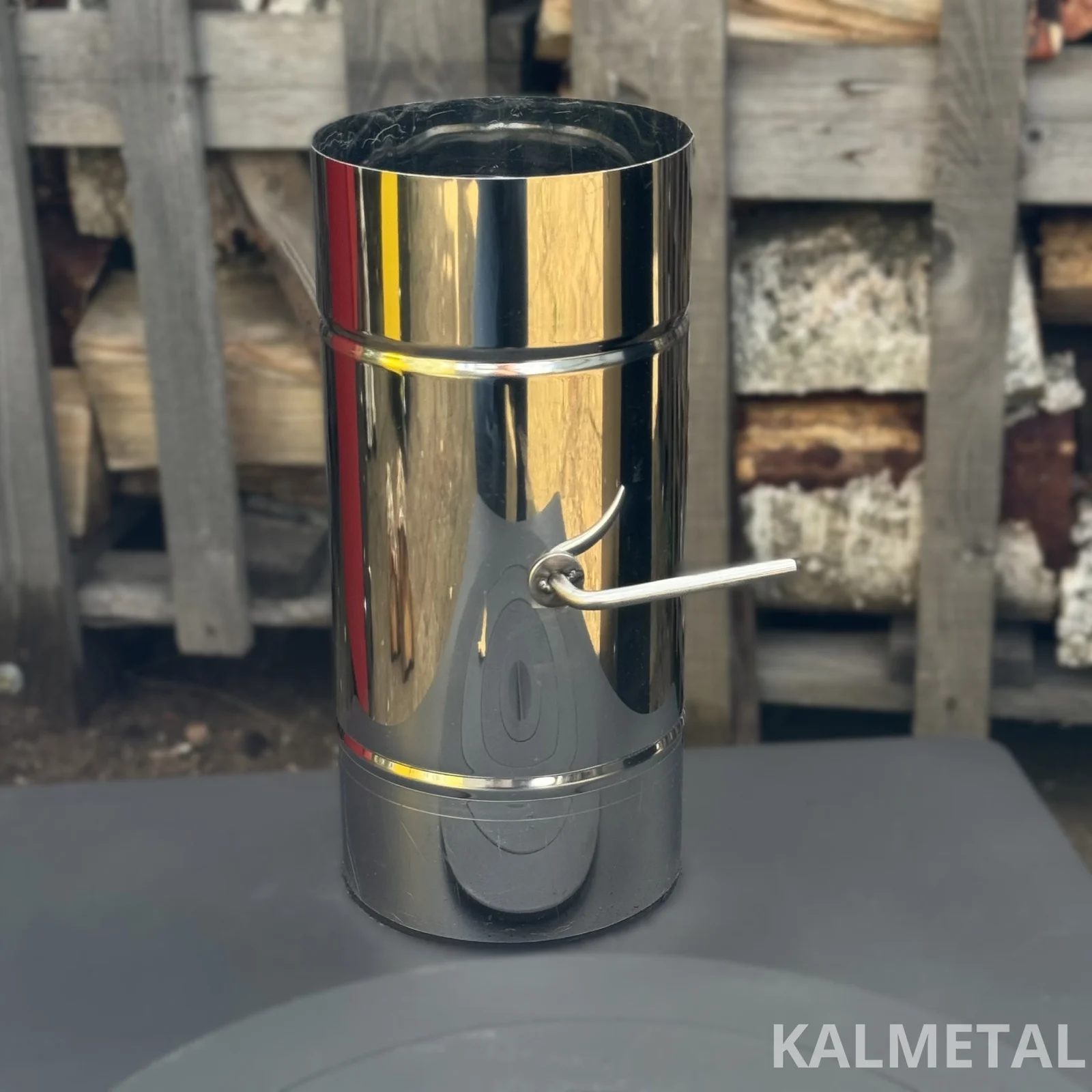 Chimney section with internal damper - Image 2