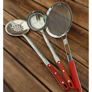 Slotted spoon and ladle set