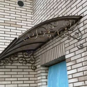 Luxury canopy above the door