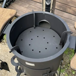 Coal bucket for cauldron stove