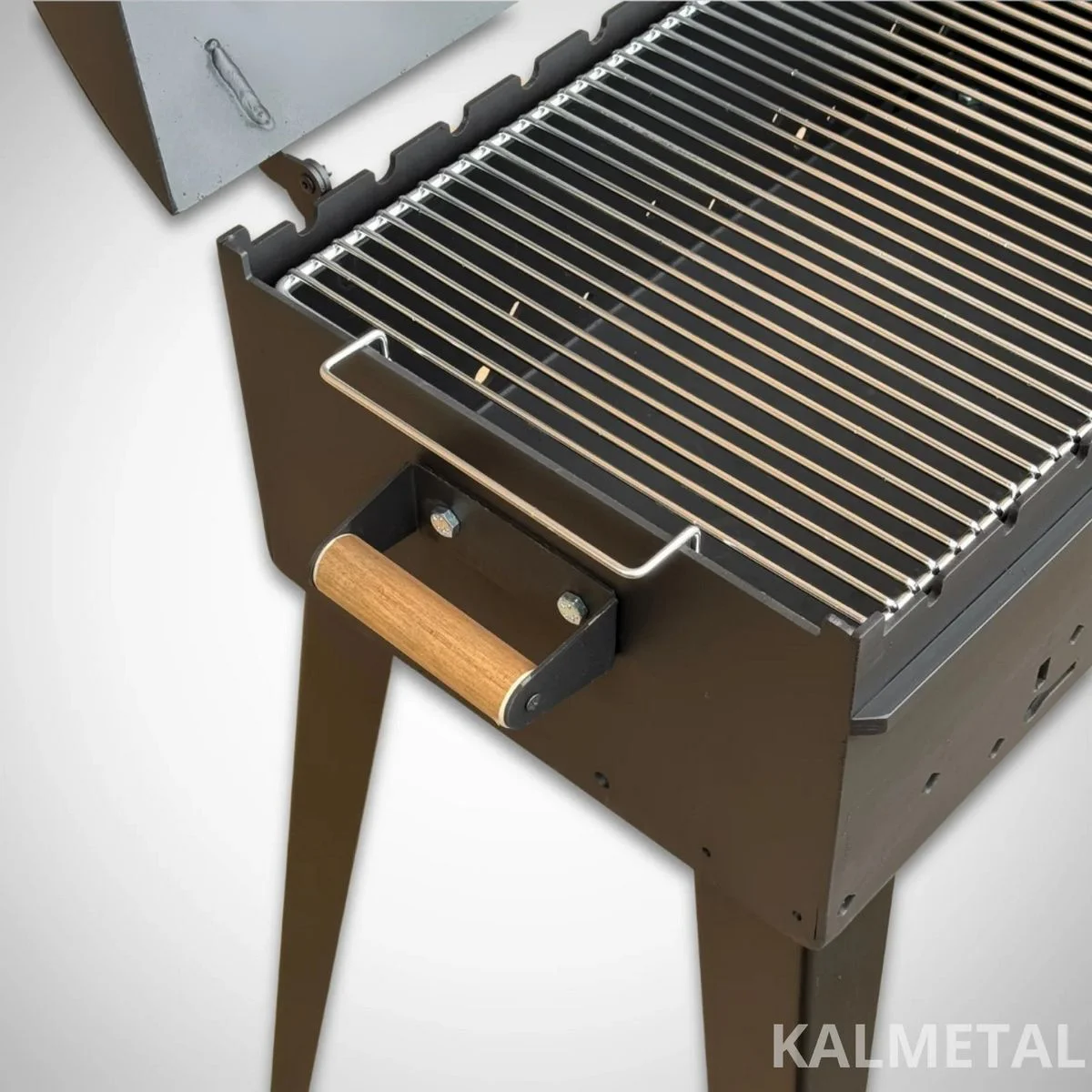 BIG Skewer Grill 4 mm with Lid and Shelf - Image 6