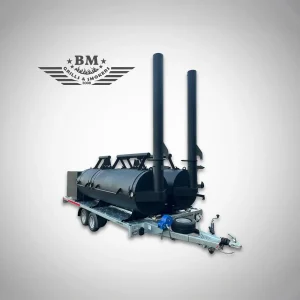 BM-6 Two Texans BBQ trailer 2 x XXXL
