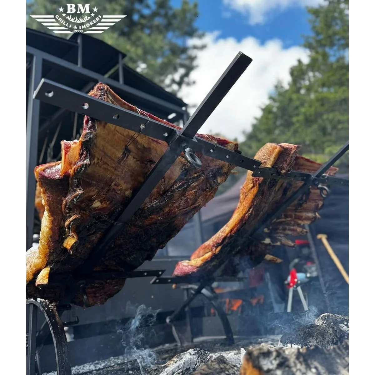 BM-9 LFK Lauko virtuvė ant ratų (Asado / Santa Maria stiliaus) - Image 14
