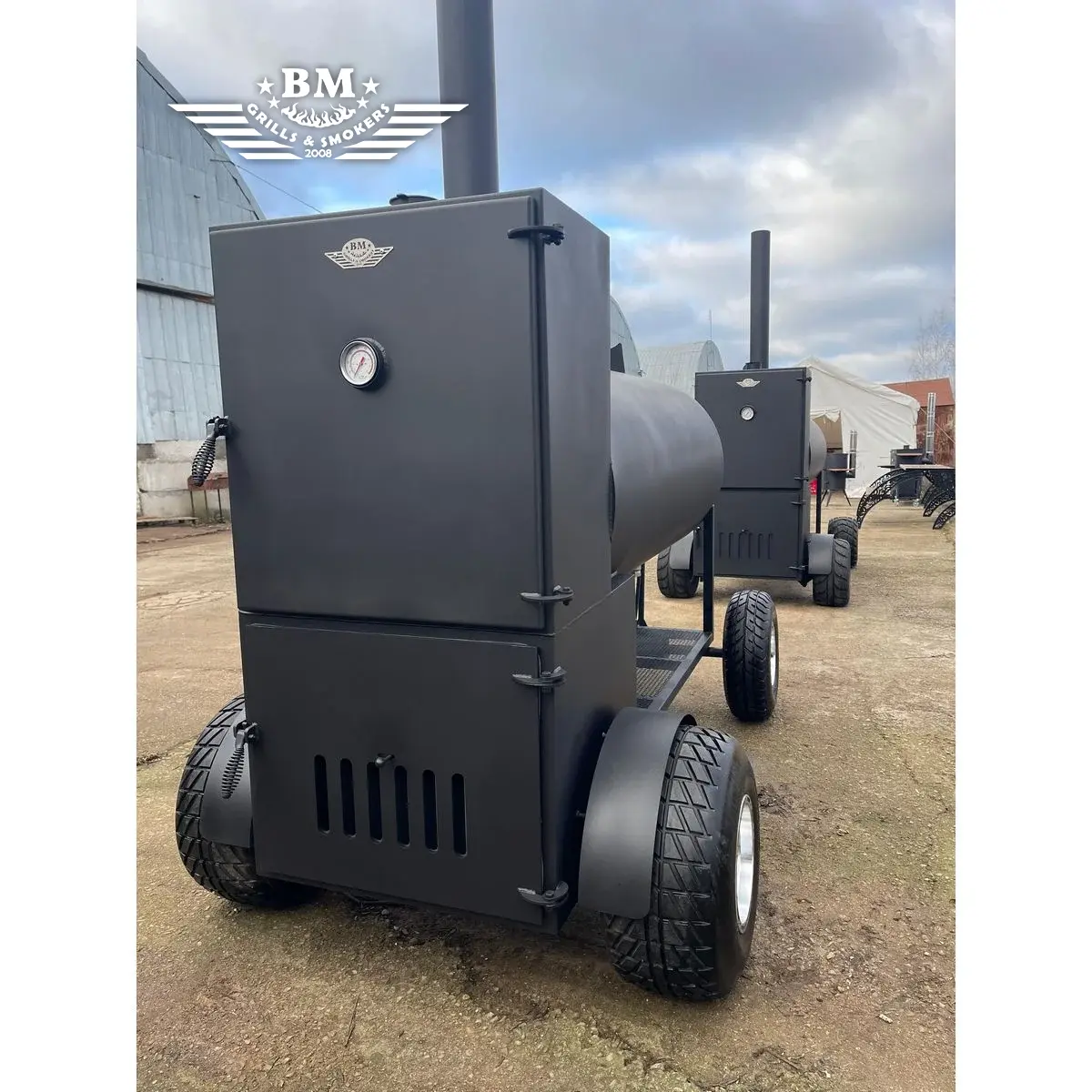 BM-Pro Plus Dviejų kamerų „ofsetinė“ rūkykla XL - Image 6
