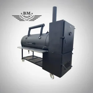 BMS-5 Dual chamber offset smoker XL