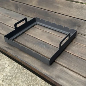 Skewer holder for cauldron stove