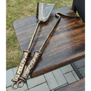 Kalviškas žarsteklio ir semtuvėlio komplektas