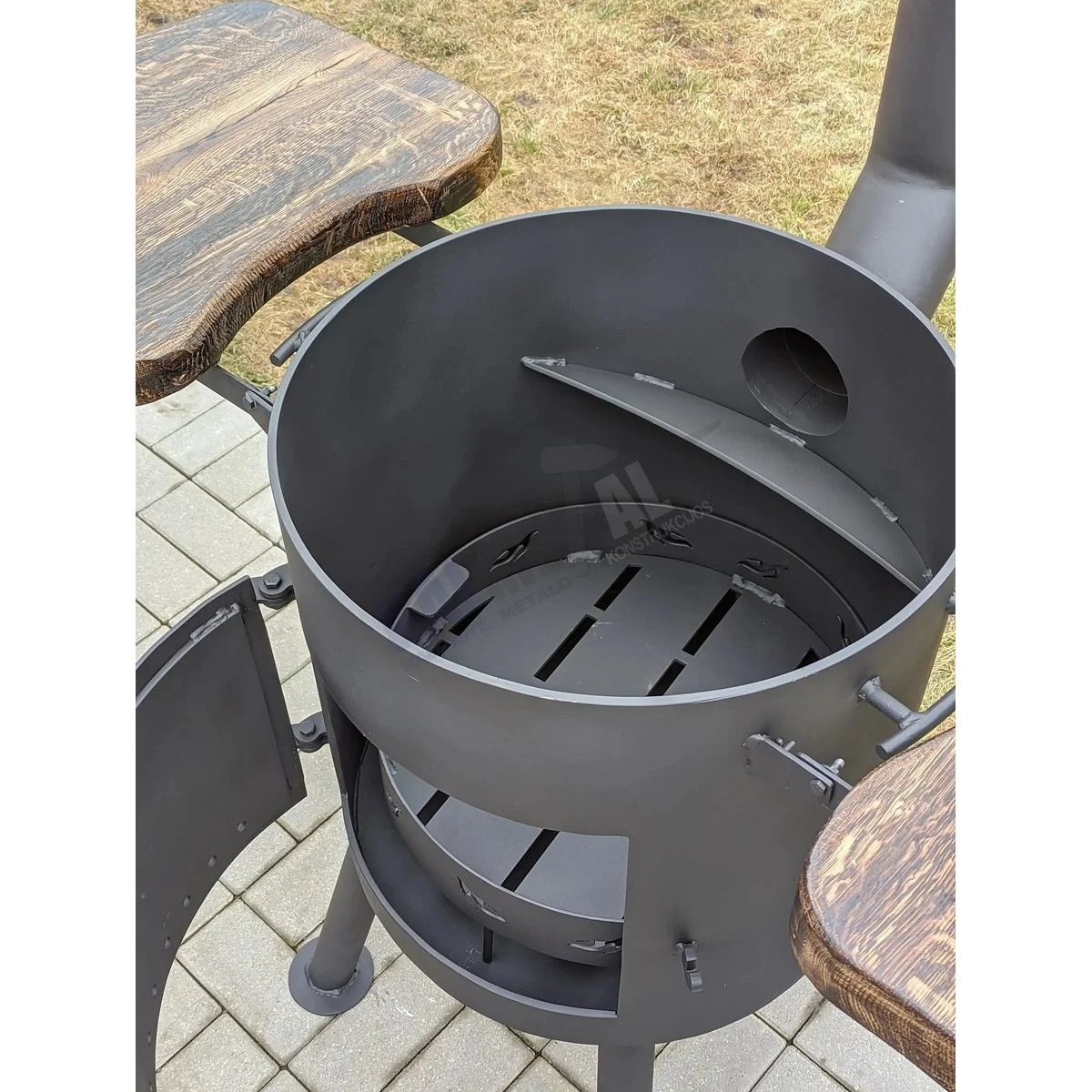 Kazano krosnelė 6,3mm storio 22L puodui - Image 3