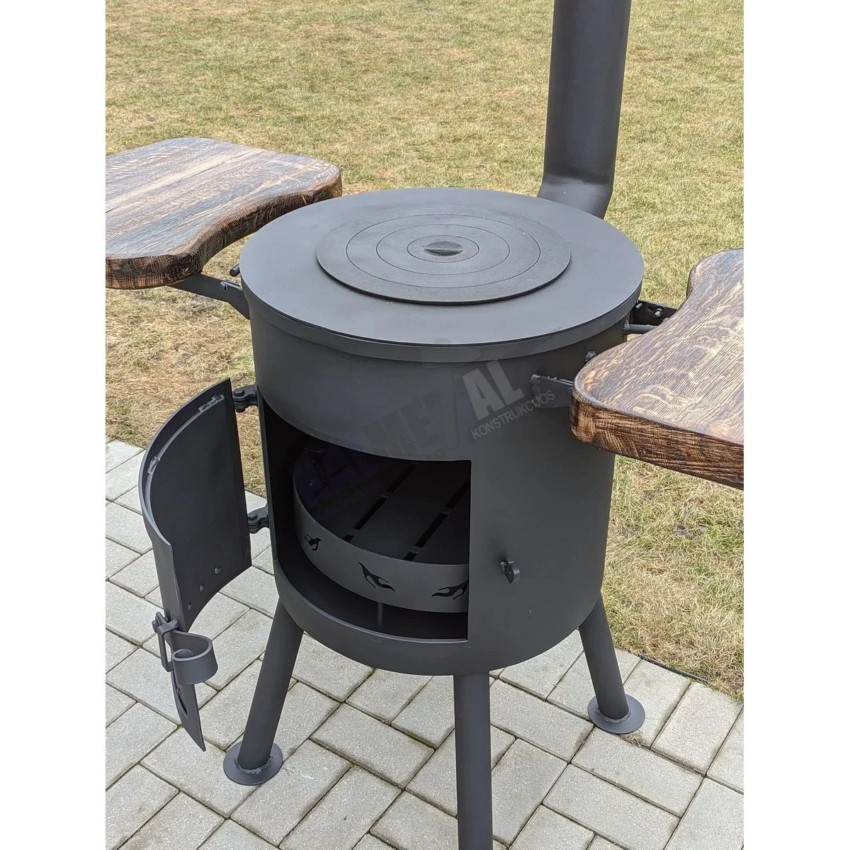 Kazano krosnelė 6,3mm storio 22L puodui - Image 7