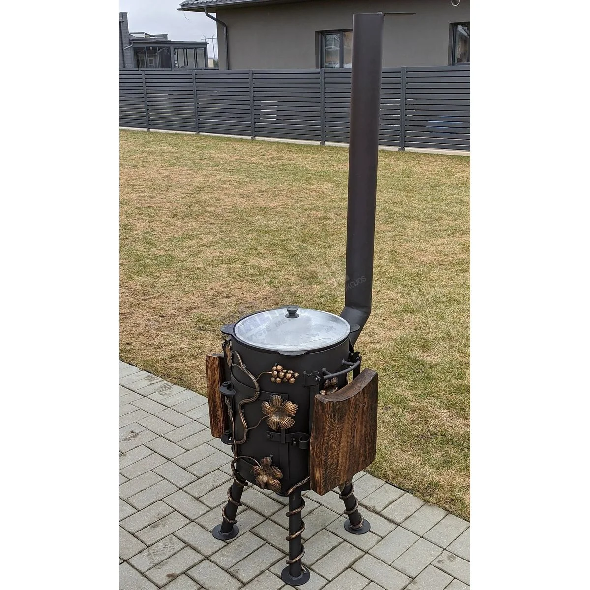 Kalviška kazano krosnelė „Vynuogė“ (6,3mm storio 12L puodui) - Image 4