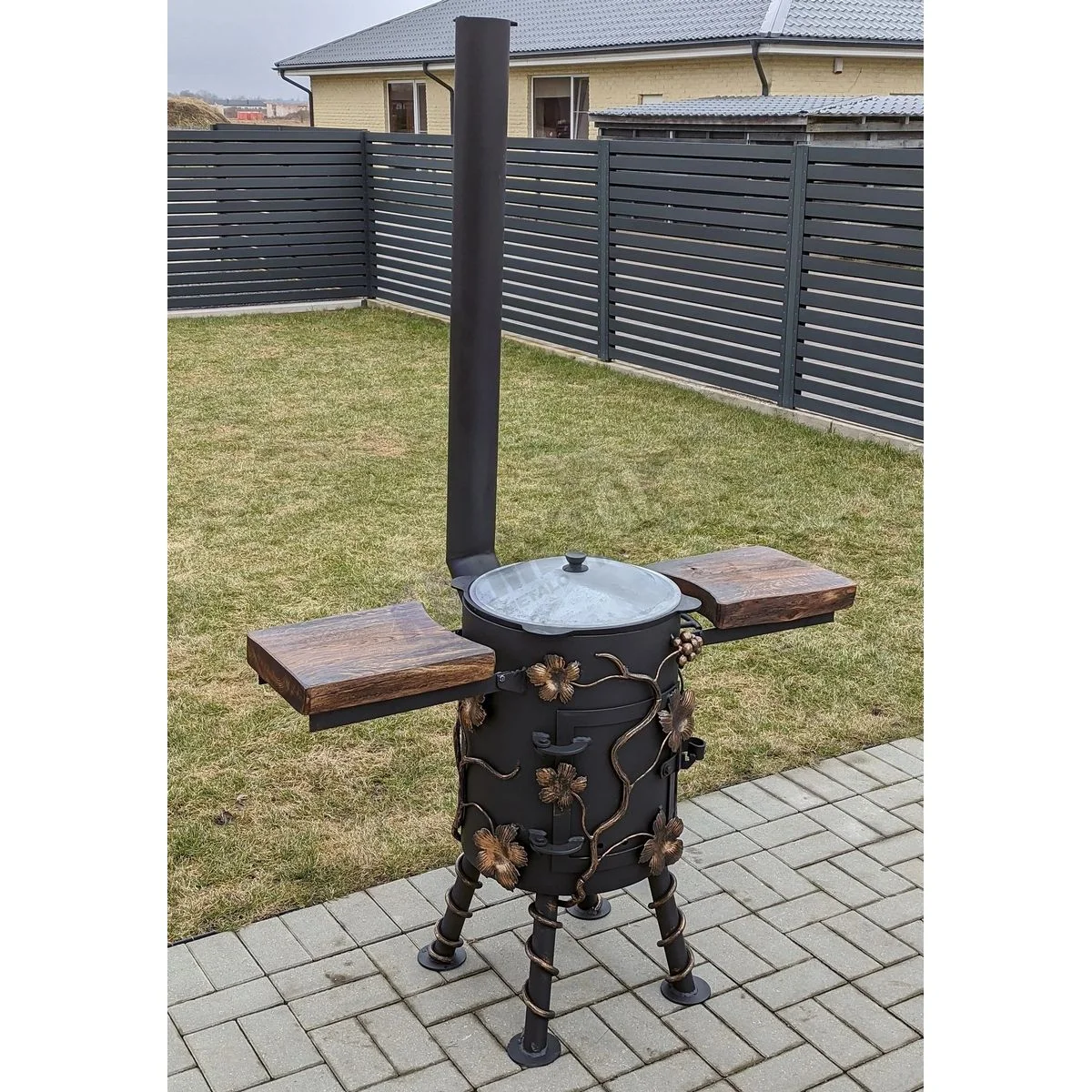Kalviška kazano krosnelė „Vynuogė“ (6,3mm storio 12L puodui) - Image 5
