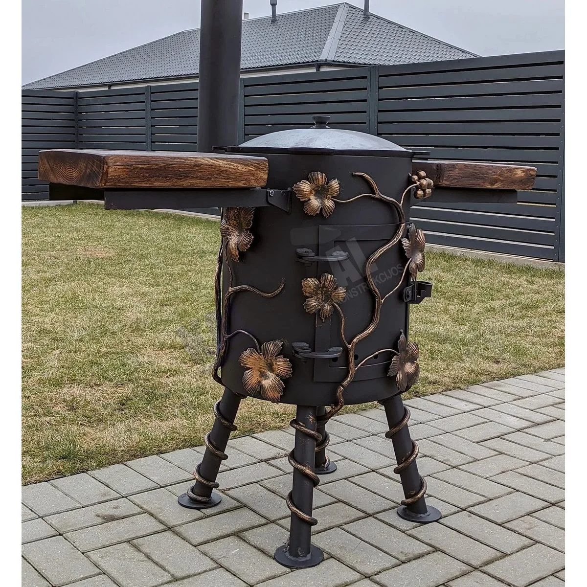Kalviška kazano krosnelė „Vynuogė“ (6,3mm storio 12L puodui) - Image 6
