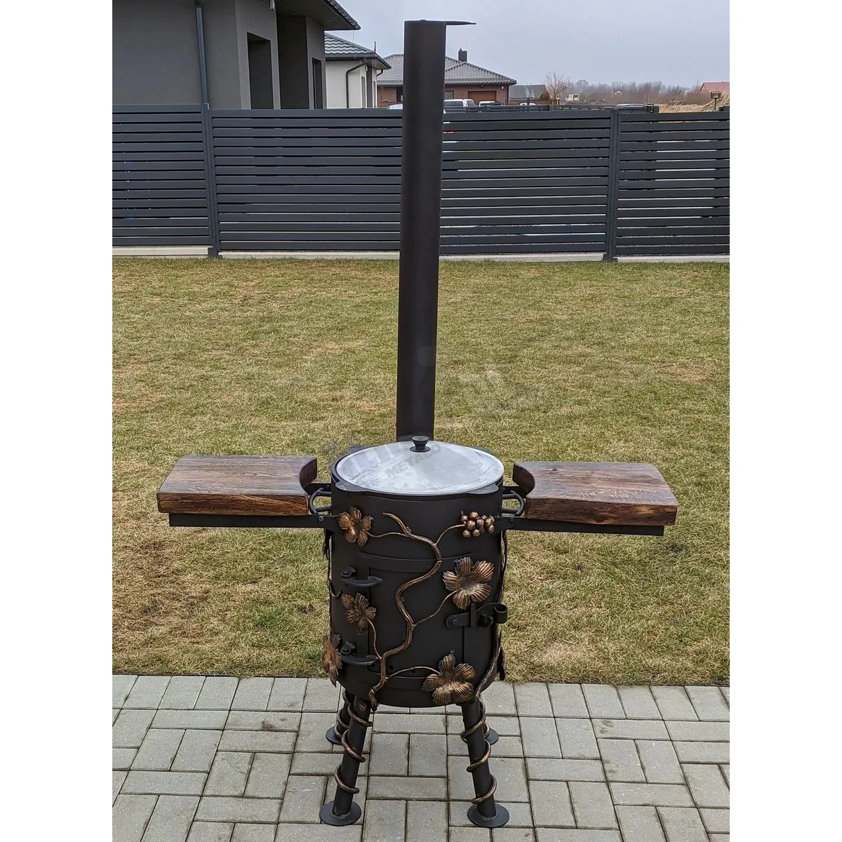 Kalviška kazano krosnelė „Vynuogė“ (6,3mm storio 12L puodui) - Image 7