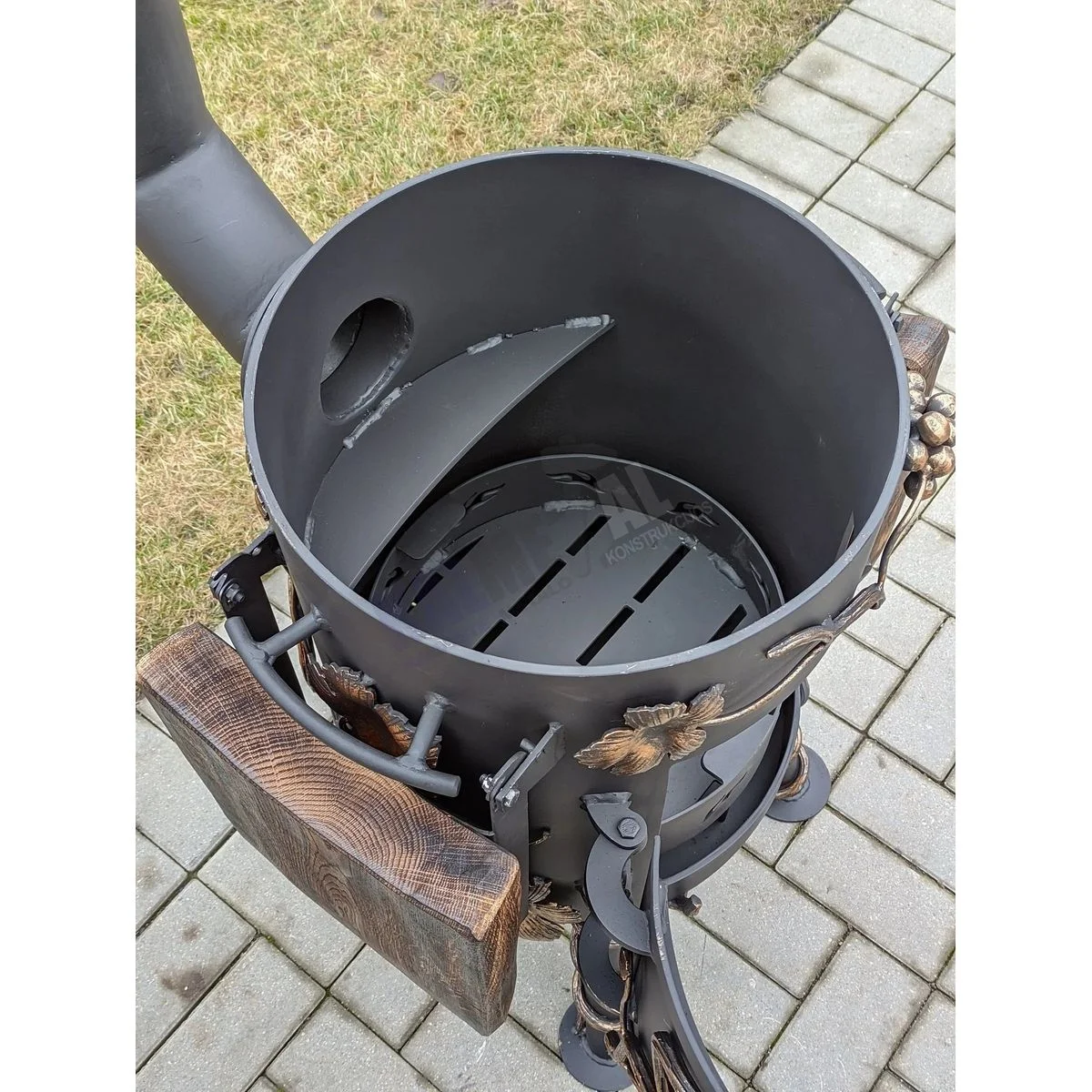 Kalviška kazano krosnelė „Vynuogė“ (6,3mm storio 12L puodui) - Image 8
