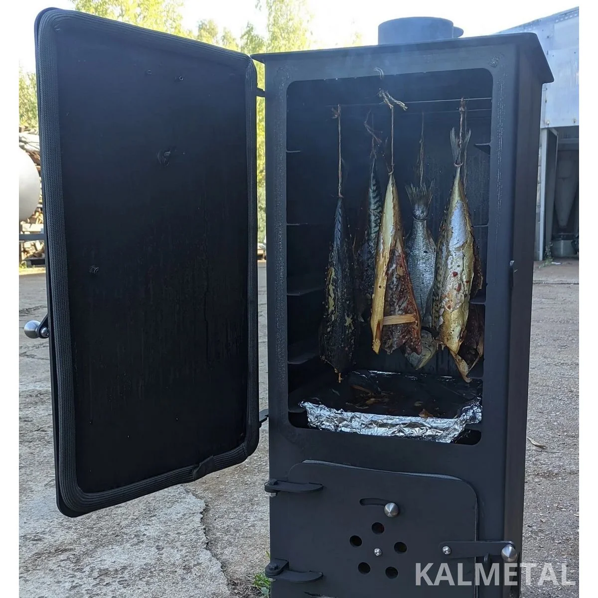 Kompaktiška 70 L rūkykla su ratukais - Image 7