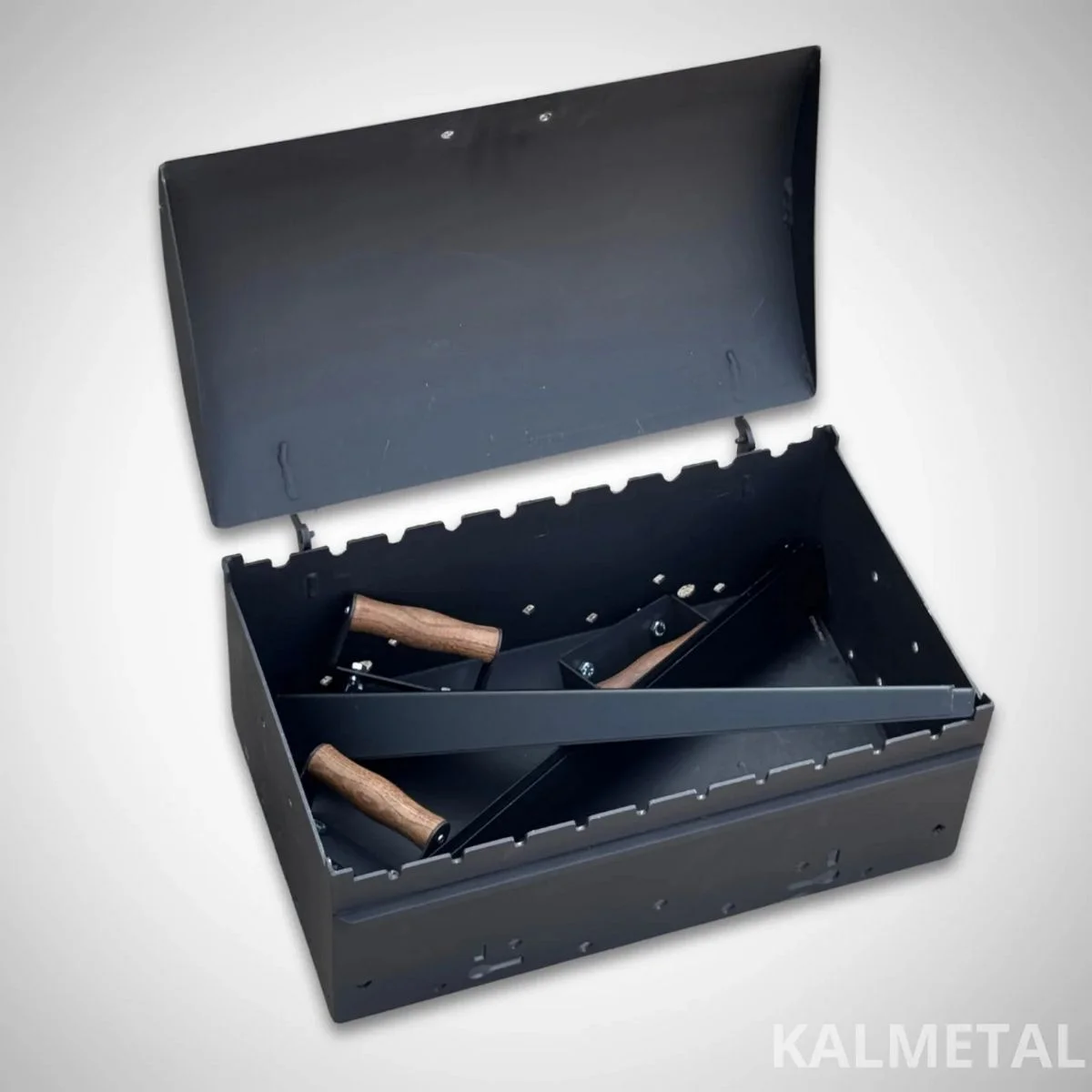 Compact Skewer Grill with Lid and Side Shelf - Image 8