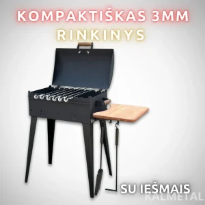 Compact Skewer Grill Set – Skewers Included