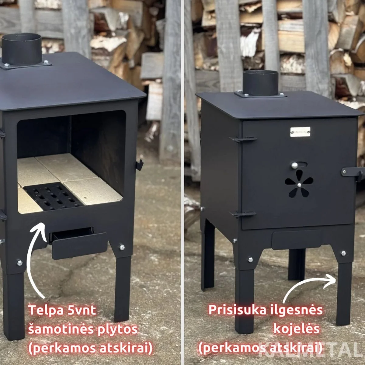 Krosnelė 6kW Standart be rinkių - Image 3