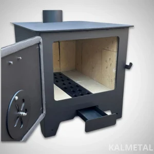 Stove 8 kW with fireclay bricks