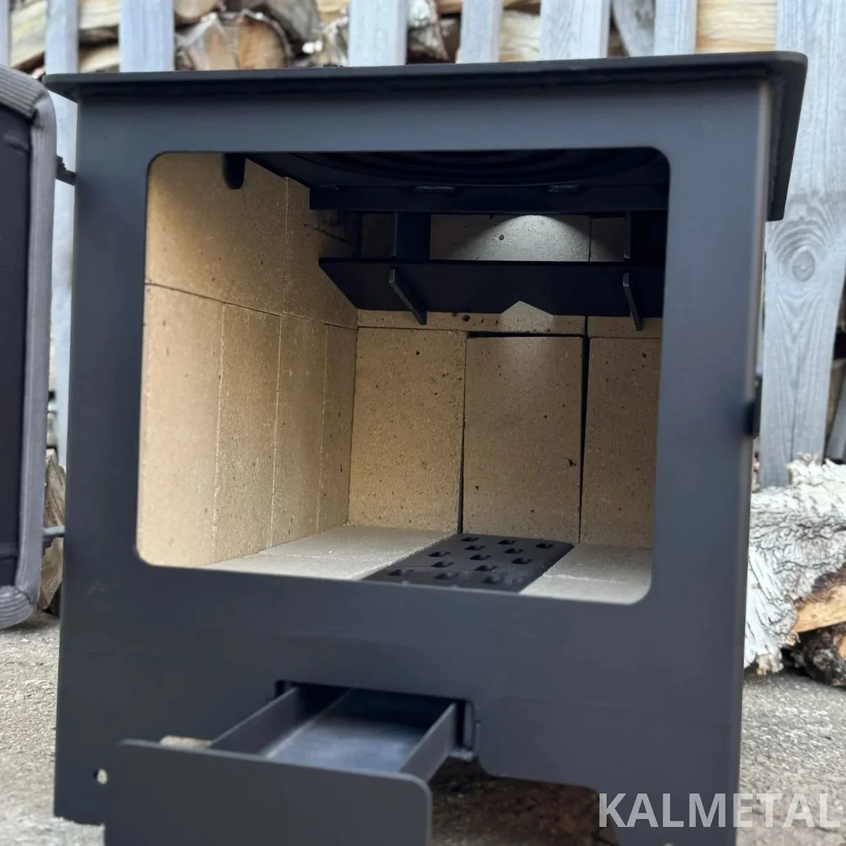 Krosnelė 8kW su šamotu ir rinkėmis - Image 4