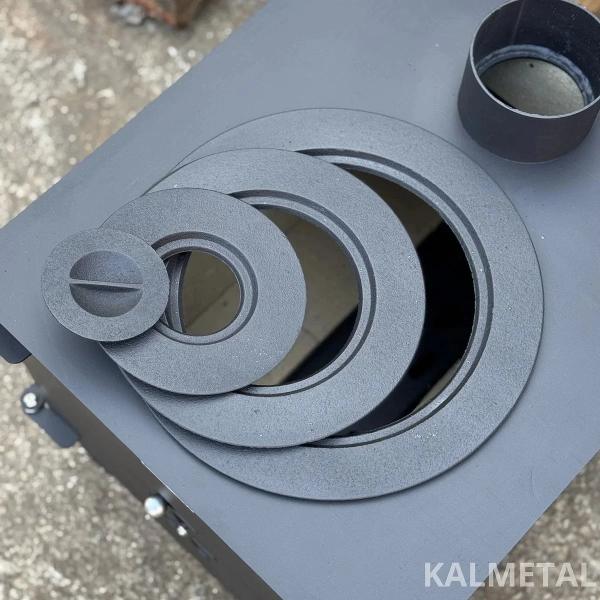 Krosnelė 8kW su šamotu ir rinkėmis - Image 6