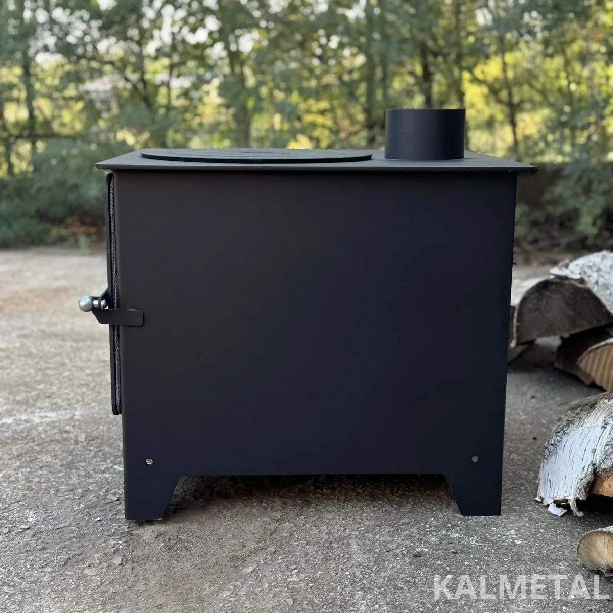 Krosnelė 8kW su šamotu ir rinkėmis - Image 10
