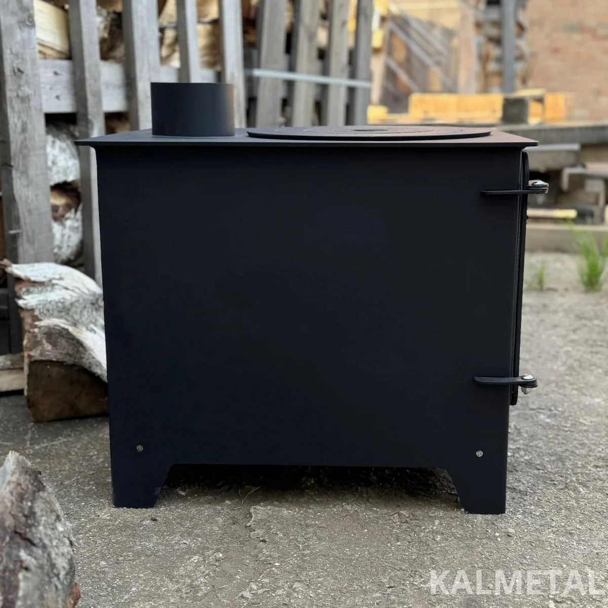 Krosnelė 8kW su šamotu ir rinkėmis - Image 14