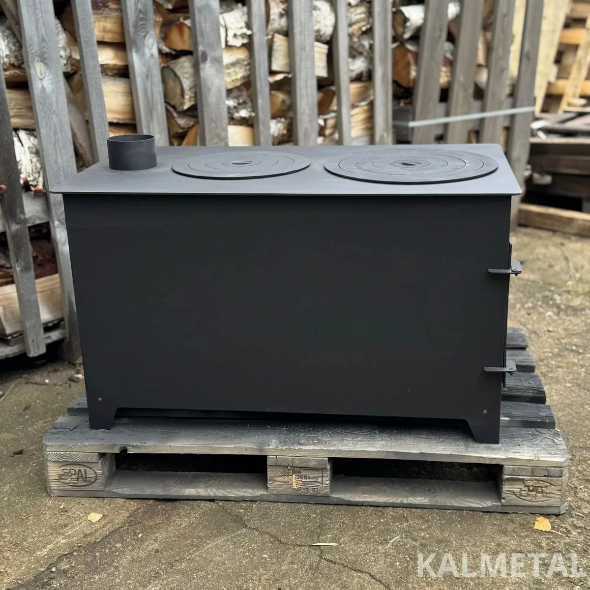 Krosnelė 10kW su šamotu ir 2 rinkėmis - Image 4