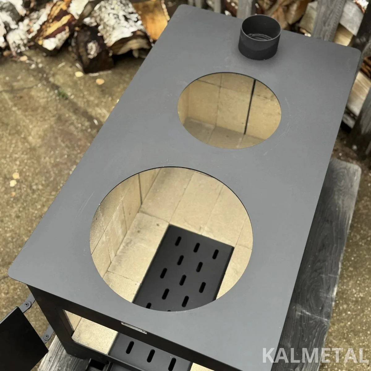 Krosnelė 10kW su šamotu ir 2 rinkėmis - Image 5