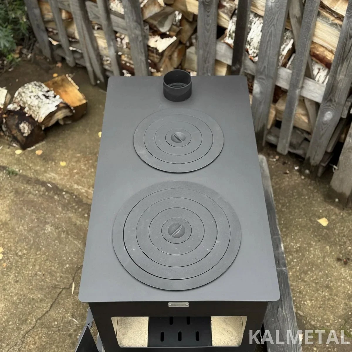 Krosnelė 10kW su šamotu ir 2 rinkėmis - Image 9