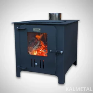 Krosnelė - židinys 8kW su šamotu ir rinkėmis