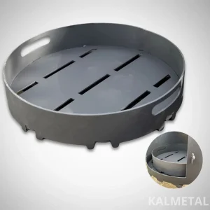 Insertable second bottom for the stove