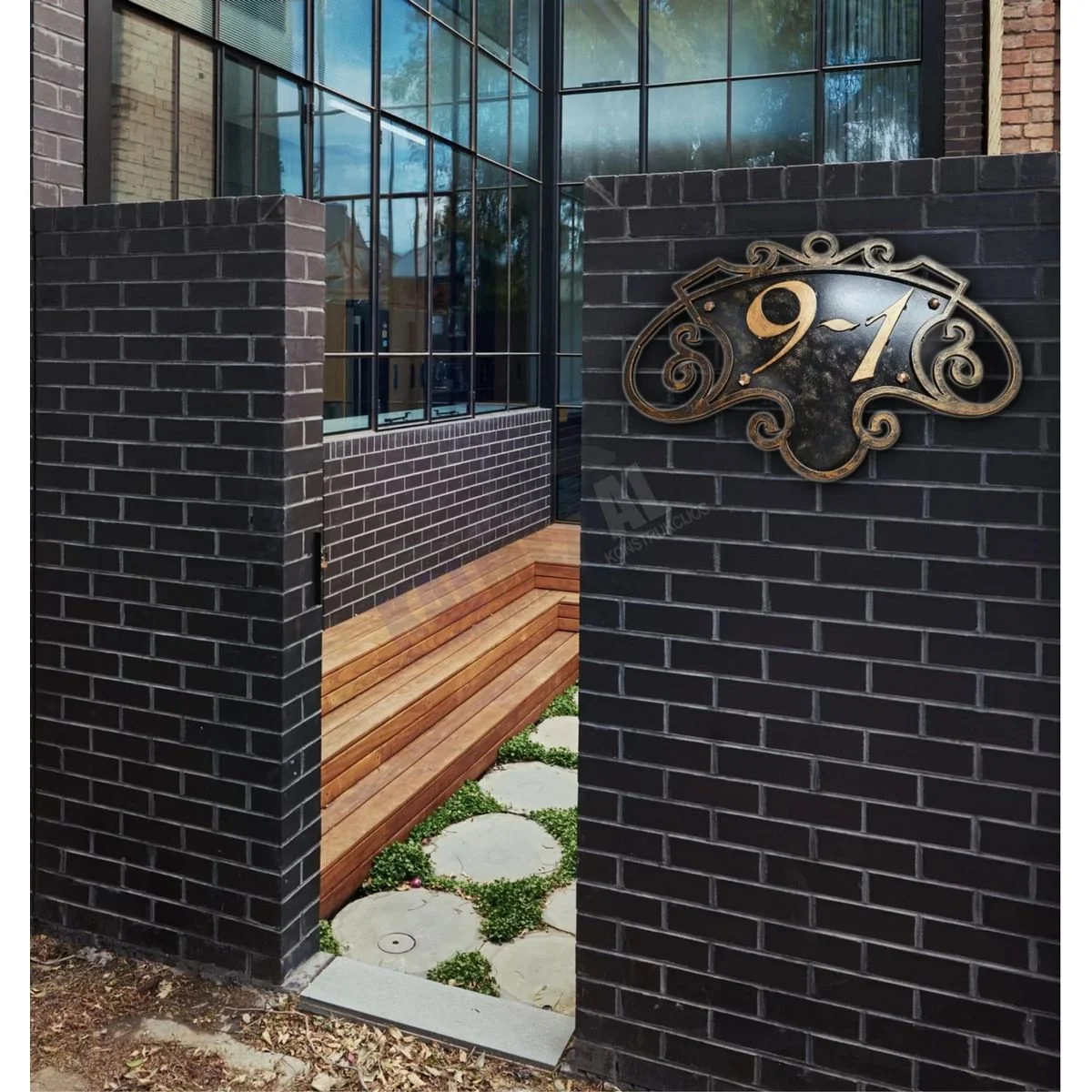 Framed house number - Image 4