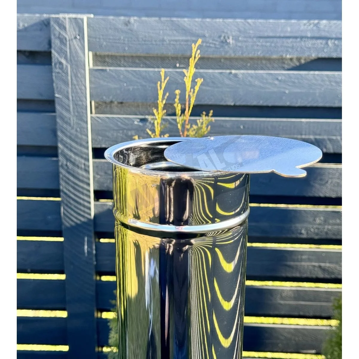 Nerūdijančio plieno PREMIUM 12L kazano krosnelė su kaminu - Image 4