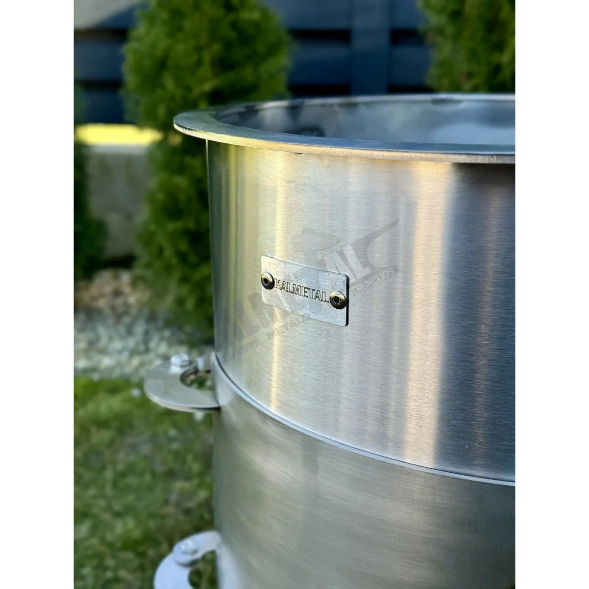 Nerūdijančio plieno PREMIUM 12L kazano krosnelė su kaminu - Image 7