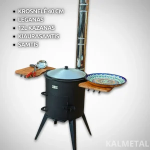 PREMIUM 12L Set with Shelves and Chimney